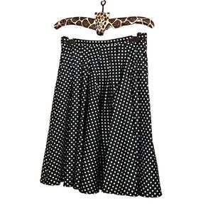 Rampage flowy skirt shiny dots all over side zipper